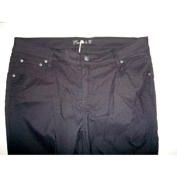 New NWT Womens Prana Pants Jenna 6 Moto Pockets Black Skinny UPF 50 Stretch UPF - Picture 5 of 9